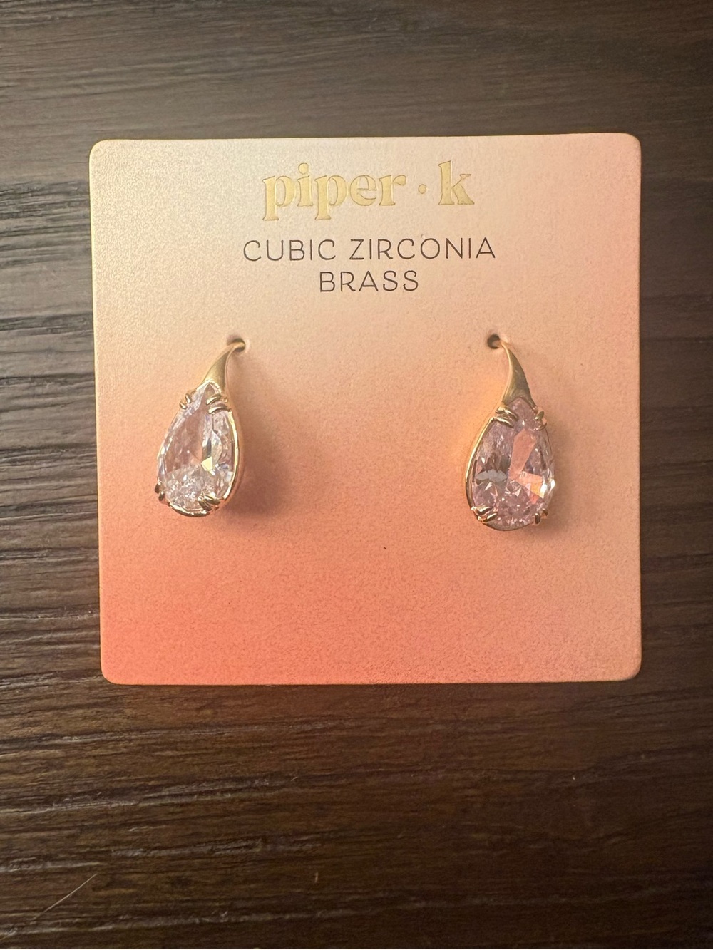 NEW Piper K teardrop earrings